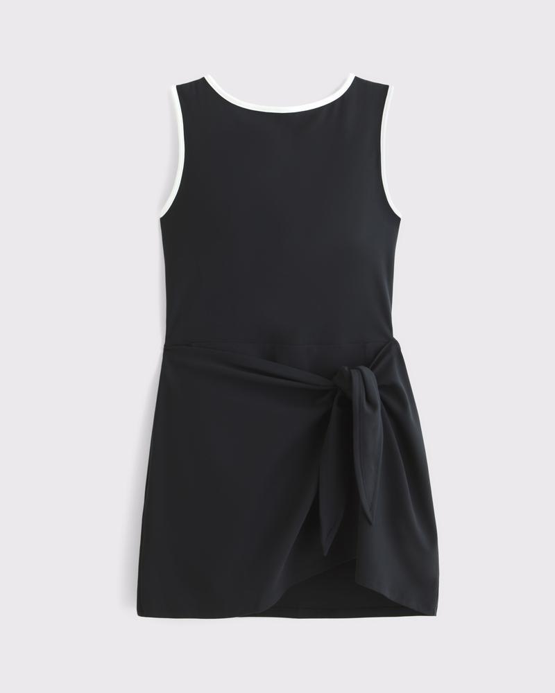 YPB studioFLEX Slash Wrap Mini Dress Product Image