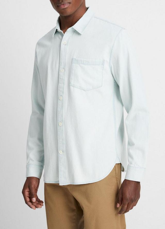 Denim Long-Sleeve Shirt Product Image