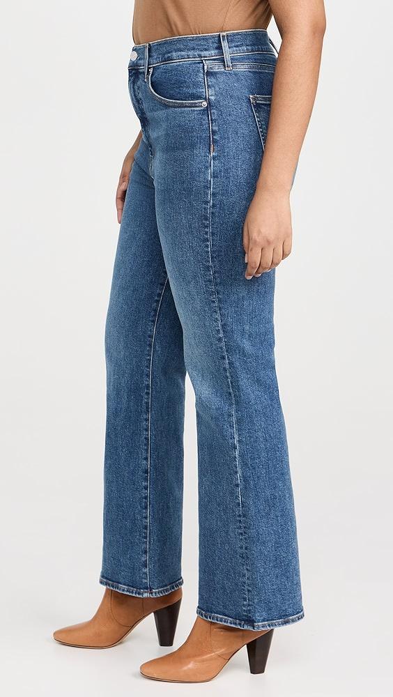 Veronica Beard Jean Crosbie Wide Leg Loafer Jeans | Shopbop Product Image