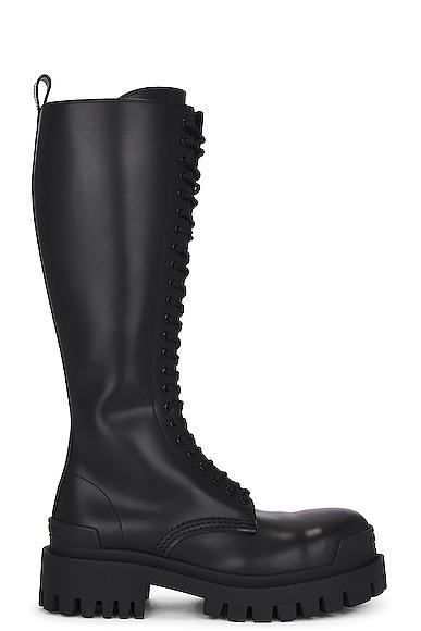 Balenciaga Strike Boot in Black - Black. Size 36 (also in 40). Product Image