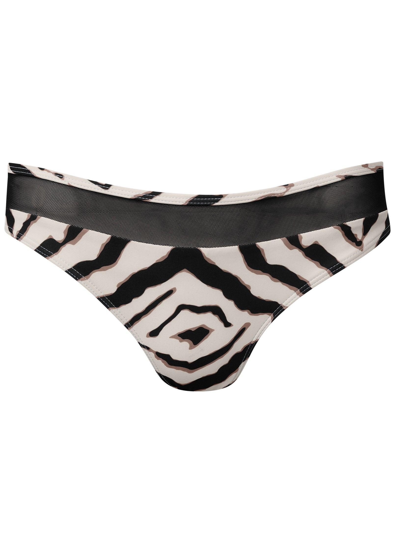 Mesh Peek-A-Boo Low-Rise Bottom - Beach Babe Product Image