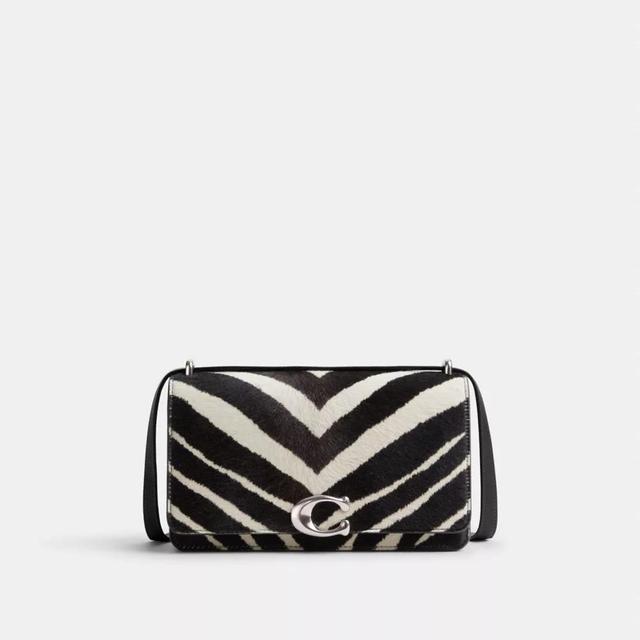 COACH Bandit Zebra Print Shoulder Bag Product Image