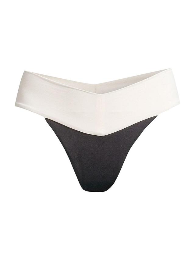 Womens Quinn Colorblocked Bikini Bottoms Product Image