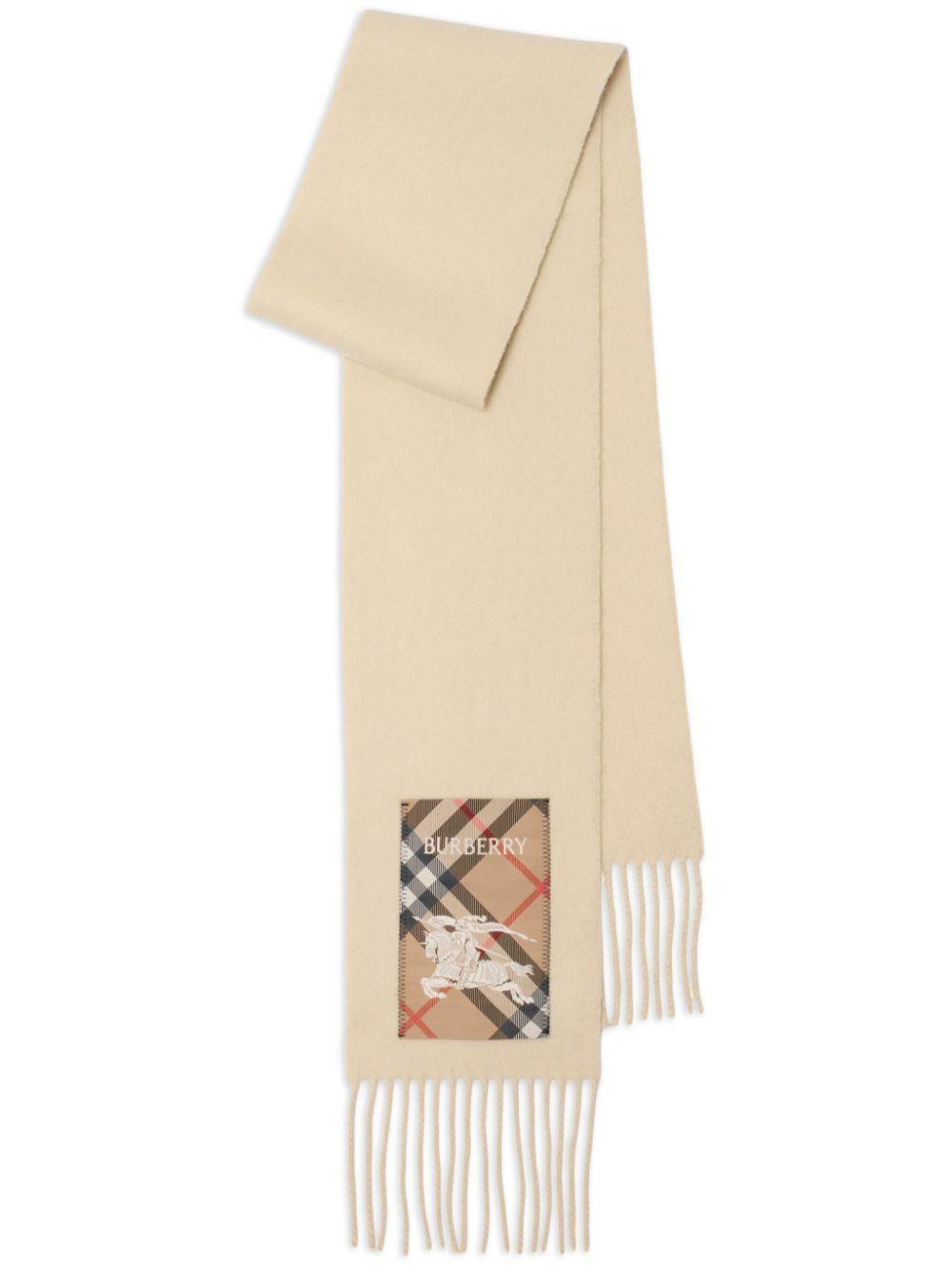 cashmere fringed scarf  product image