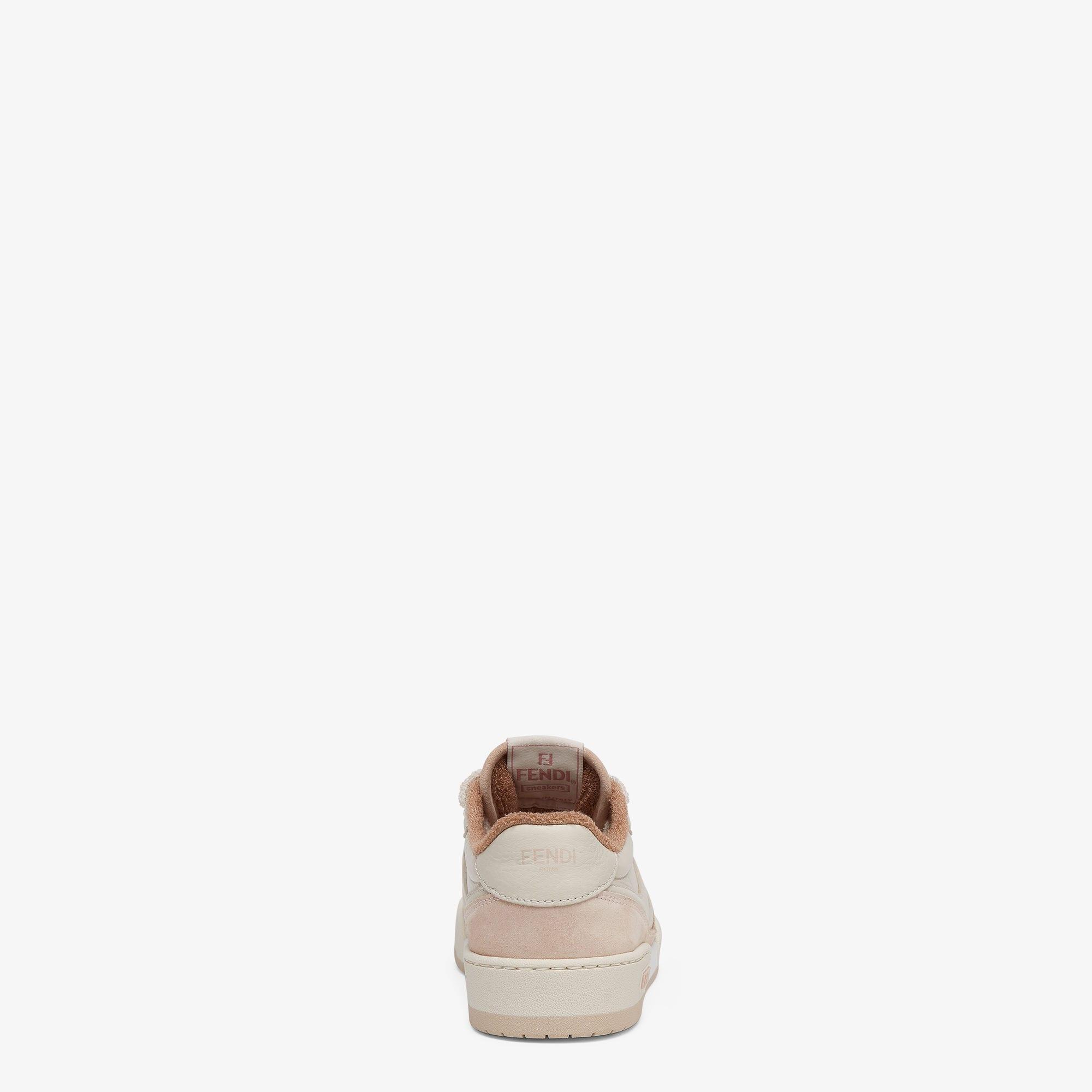 Fendi MatchLow-tops in pink suede Product Image