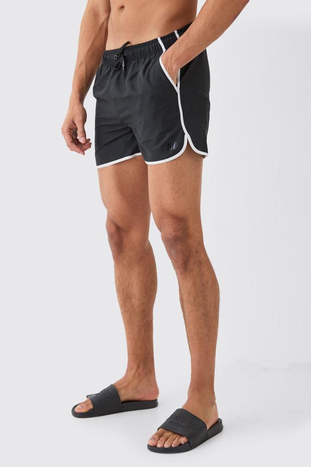 Plain Runner Swim Short | boohooMAN USA Product Image