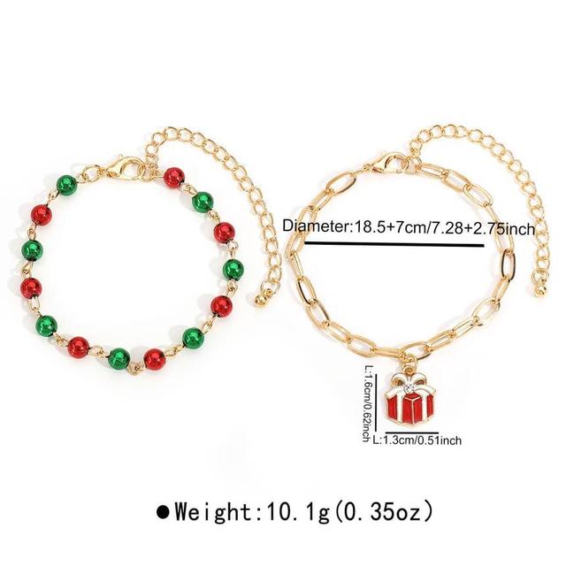 Set of 2: Christmas Bracelet Product Image