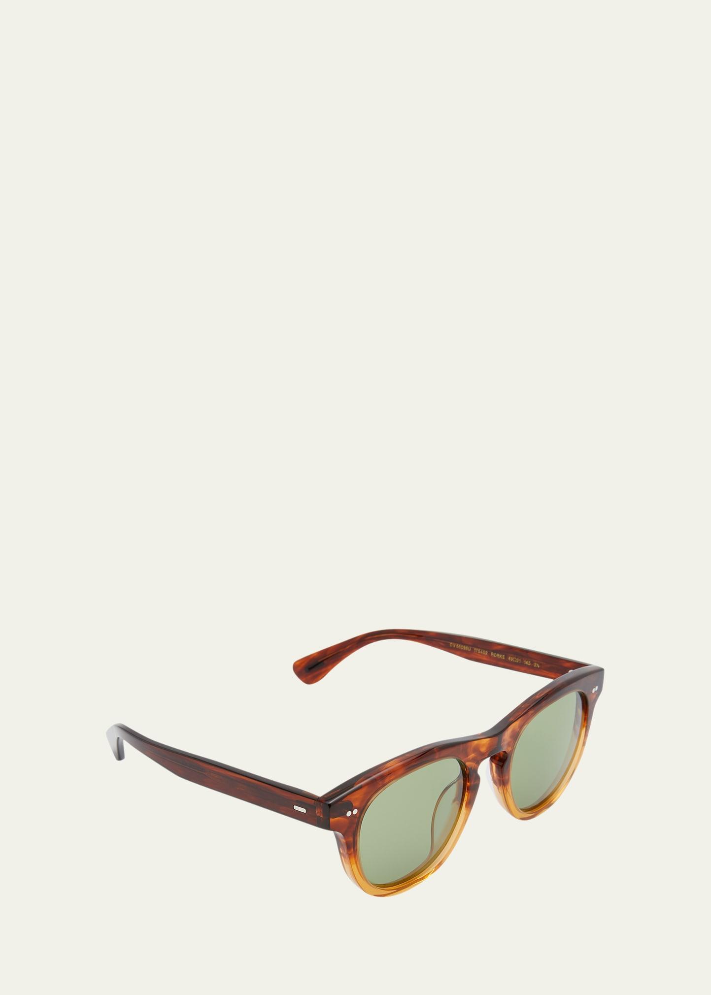 Mens Rorke Round Acetate & Crystal Sunglasses Product Image