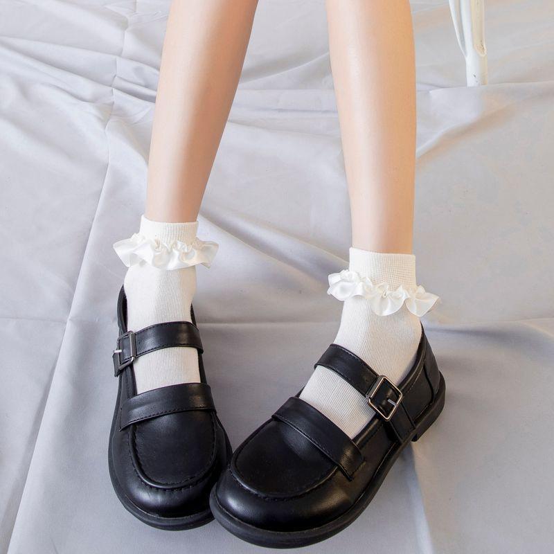 Set of 3: Ruffle Trim Socks Product Image