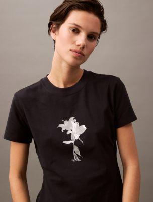 Floral Graphic Slim Fit T-Shirt Product Image