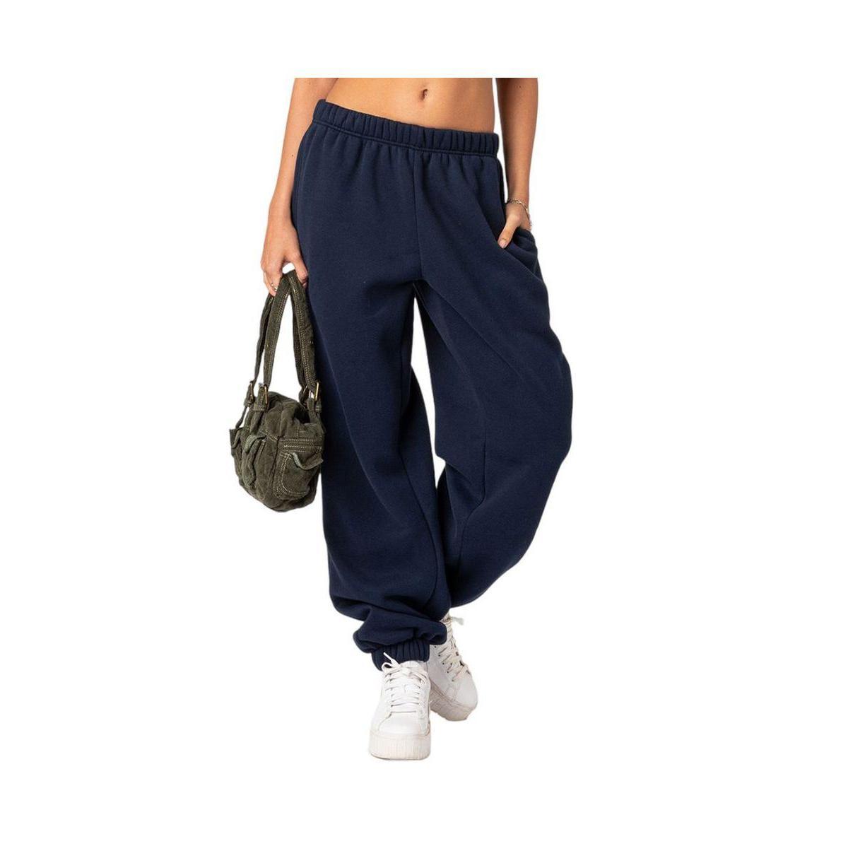 EDIKTED Clark Oversize Cotton Blend Sweatpants Product Image