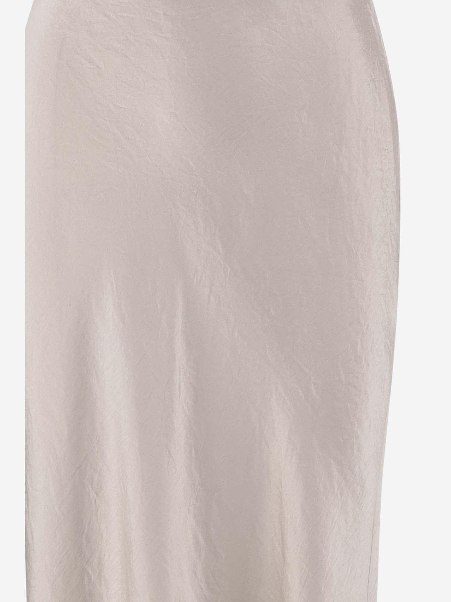 Satin Skirt In Beige Product Image