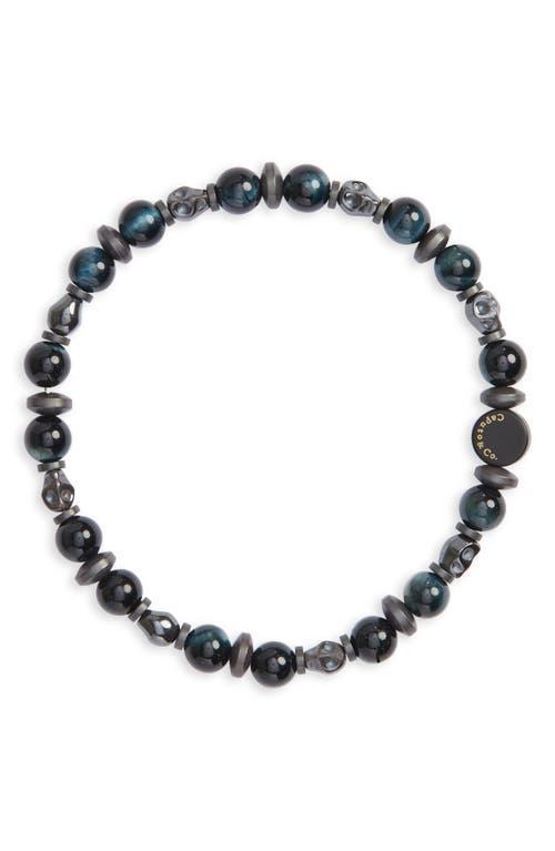 Caputo & Co. Mens Skull Beaded Stretch Bracelet Product Image