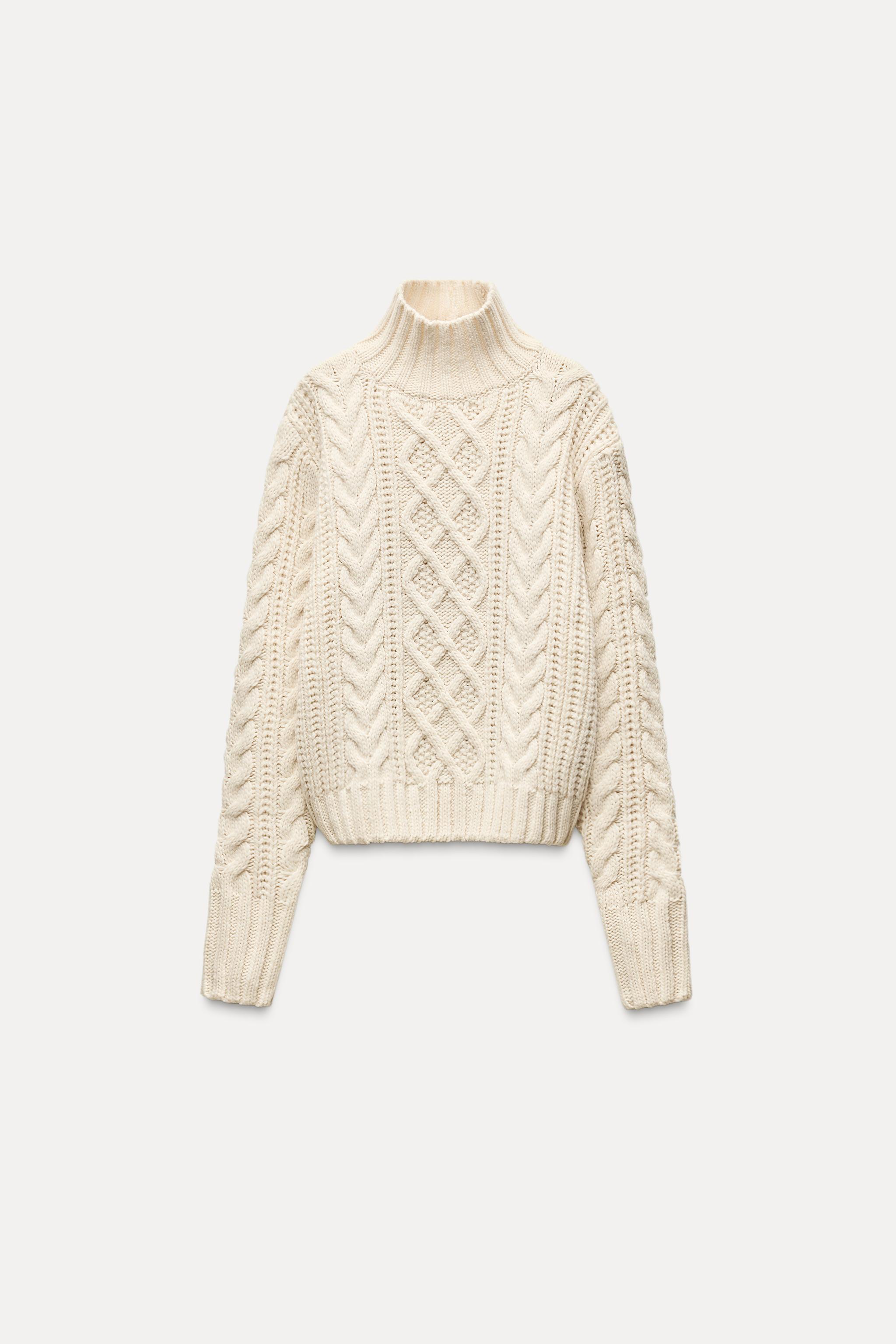 CABLE KNIT SWEATER Product Image