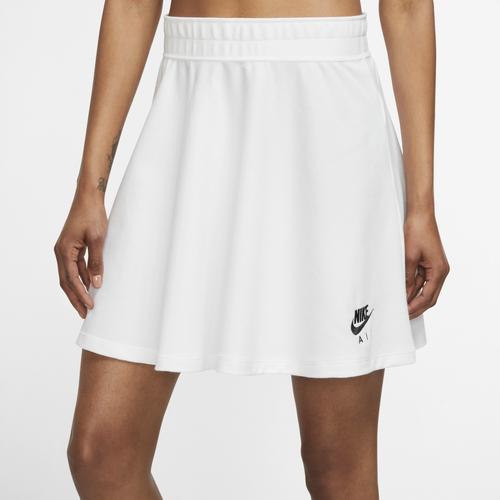 Nike Womens Nike Air Pique Skirt - Womens Black/White Product Image