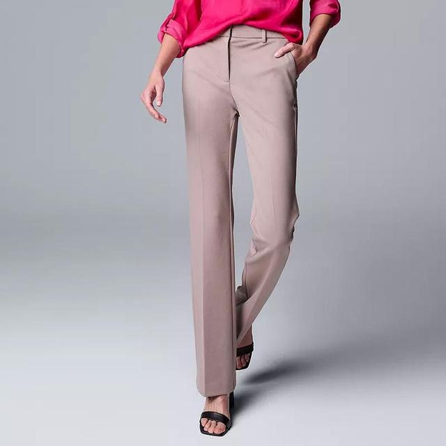 Womens Simply Vera Vera Wang High-Rise Flare Pants Product Image