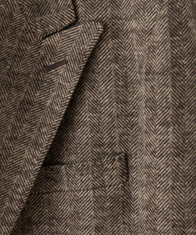 Knit Double-Breasted Herringbone Sutton Jacket Product Image