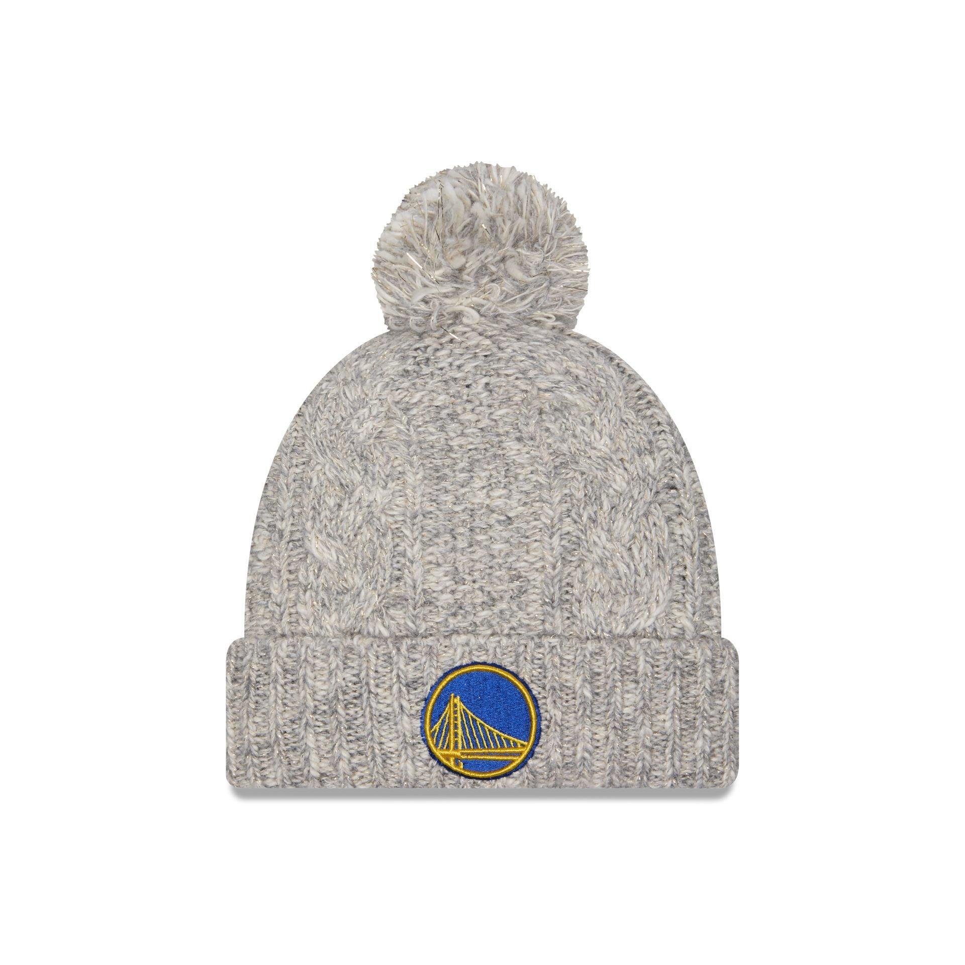 Golden State Warriors Shimmer Pom Knit Hat Male Product Image