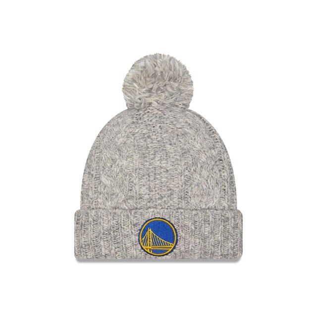 Golden State Warriors Shimmer Pom Knit Hat Male Product Image