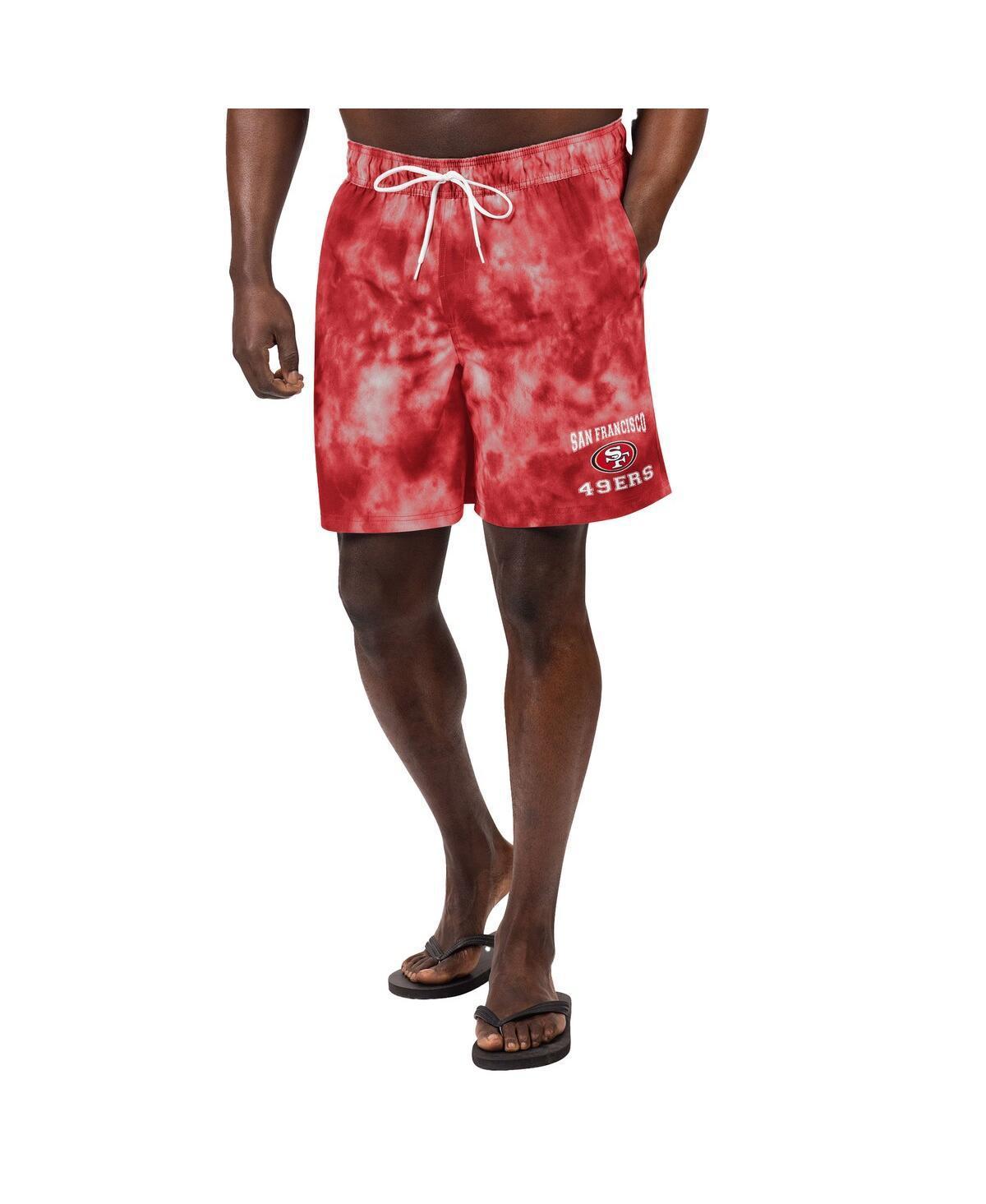 G-iii Sports by Carl Banks Mens Scarlet San Francisco 49ers Change Up Volley Swim Trunks Product Image