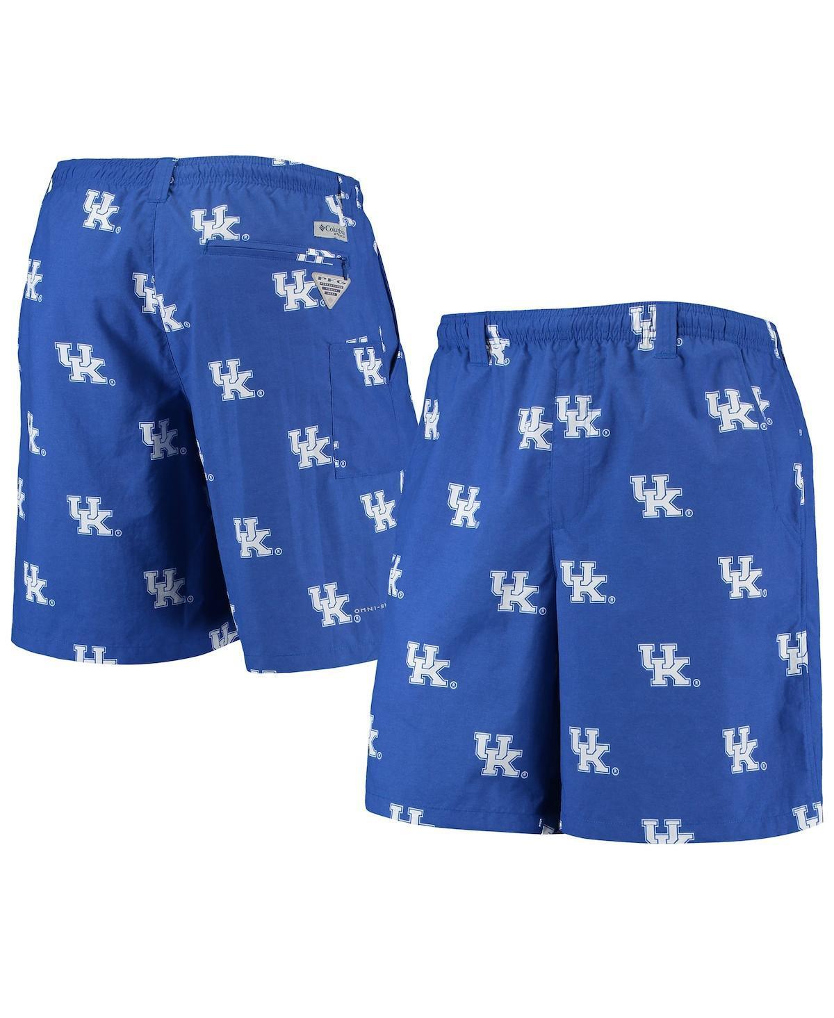 Mens Columbia PFG Royal Kentucky Wildcats Backcast II 8 Omni-Shade Hybrid Shorts Product Image