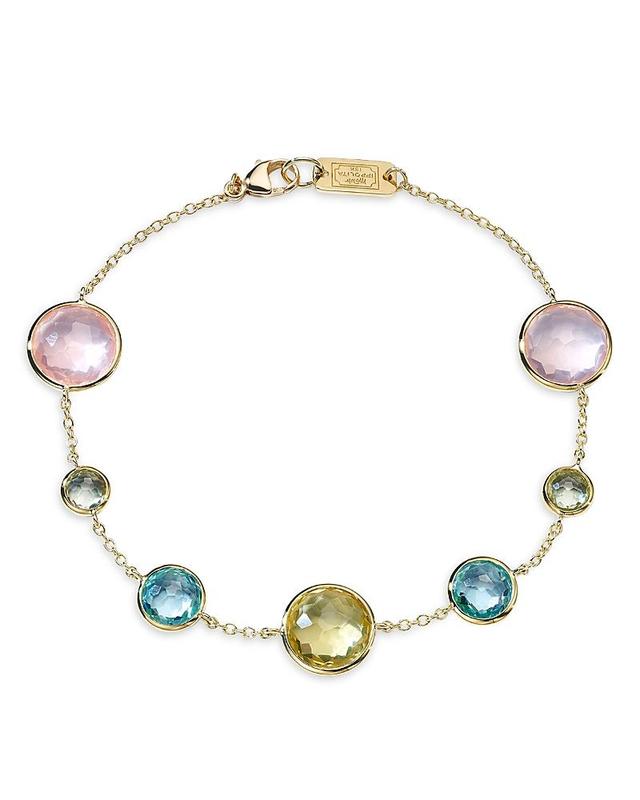 Womens Lollipop 18K Yellow Gold & Multi-Stone Soft Bracelet Product Image