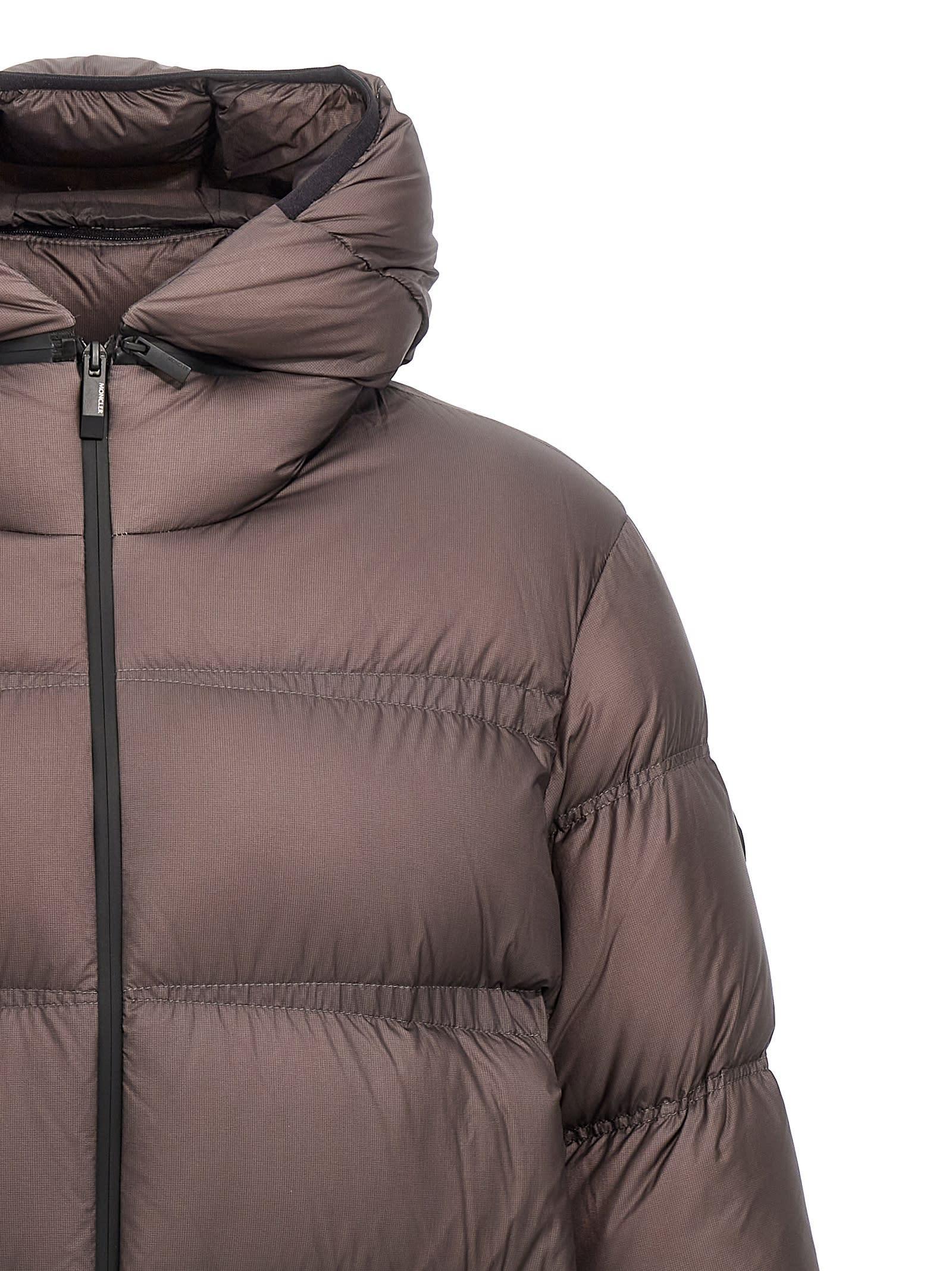 Down Masac Puffer Jacket In Brown Product Image