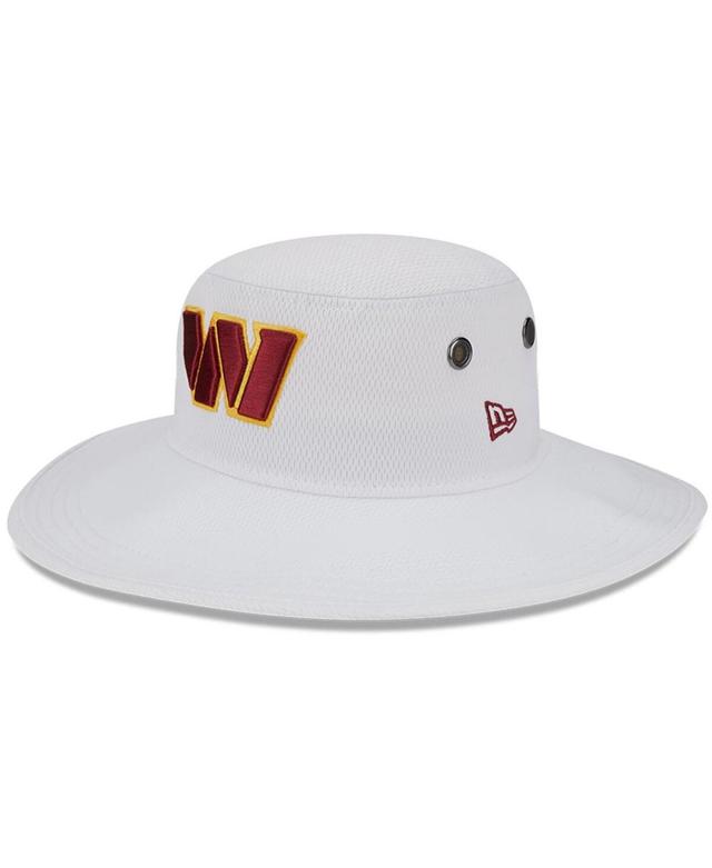 Mens New Era White Washington Commanders 2023 NFL Training Camp Panama Bucket Hat Product Image