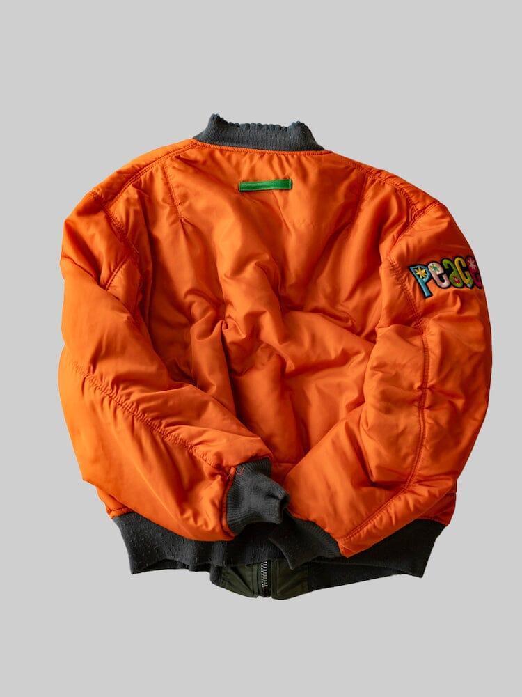 ALPHA X TRANSNOMADICA UPCYCLED MA-1 BOMBER JACKET Product Image