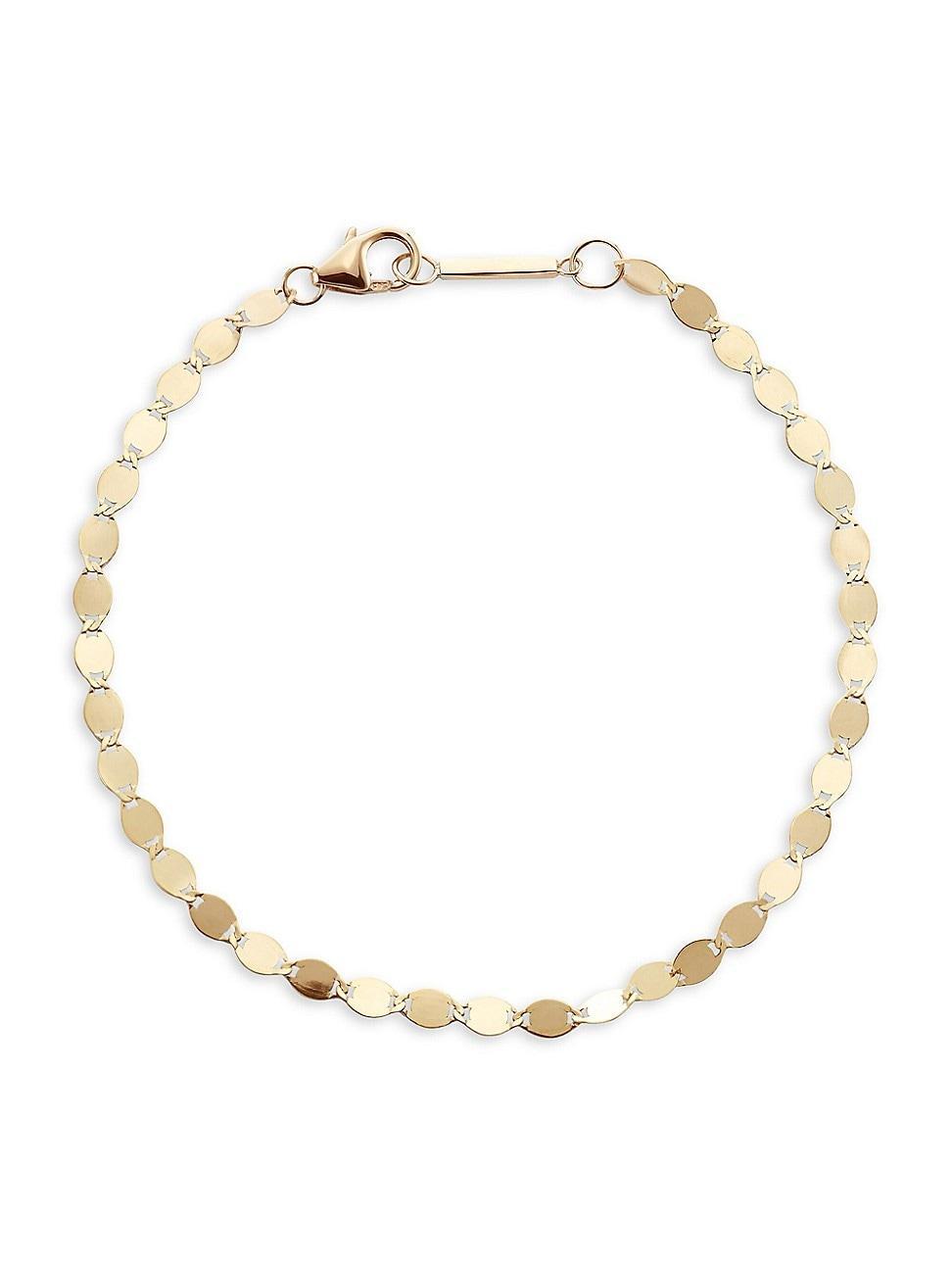 Womens 14K Yellow Gold Nude Chain Bracelet Product Image