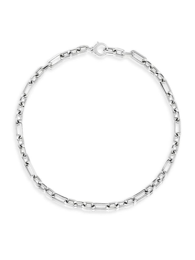 Womens Gwyneth Sterling Silver Medium Oval-Link Chain Necklace Product Image