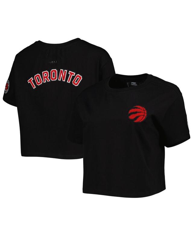 Womens Pro Standard Black Toronto Raptors Classics Boxy T-shirt Product Image