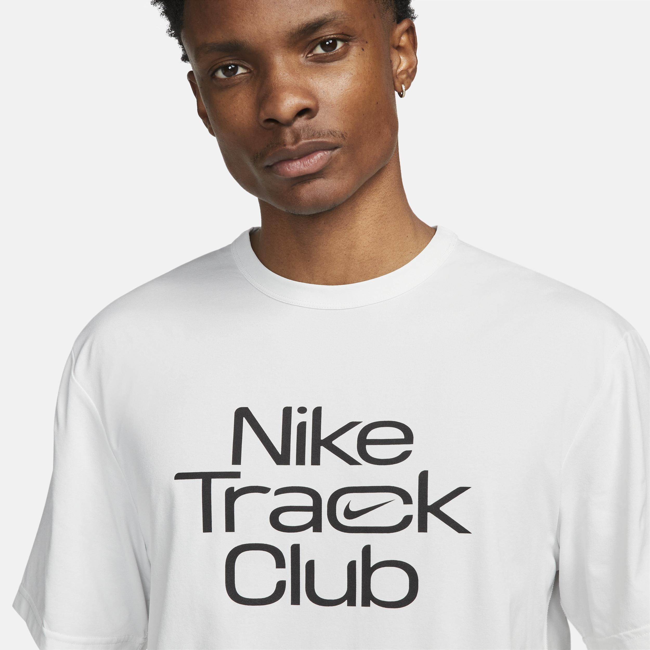 Nike Men's Track Club Dri-FIT Short-Sleeve Running Top Product Image