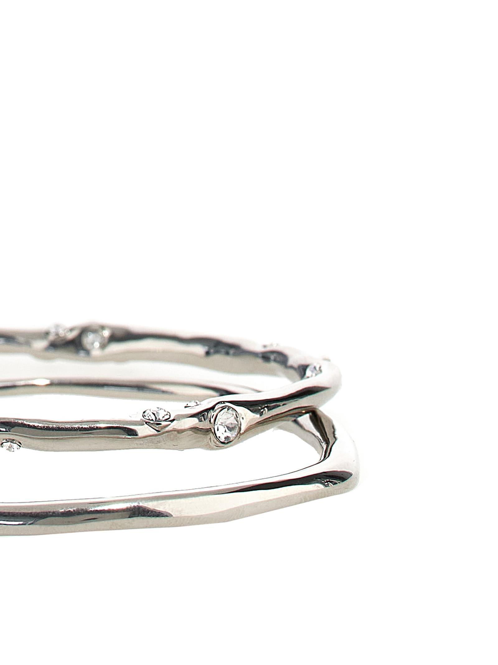 Embedded Bangles Bracelets In Silver Product Image