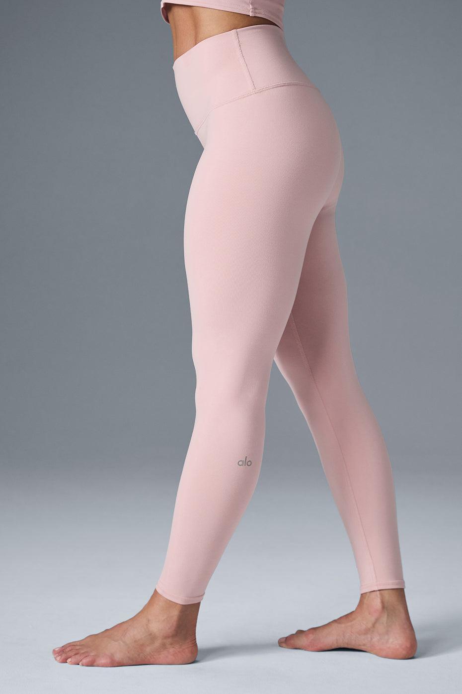 7/8 High-Waist Airbrush Legging - Ballet Pink Female Product Image