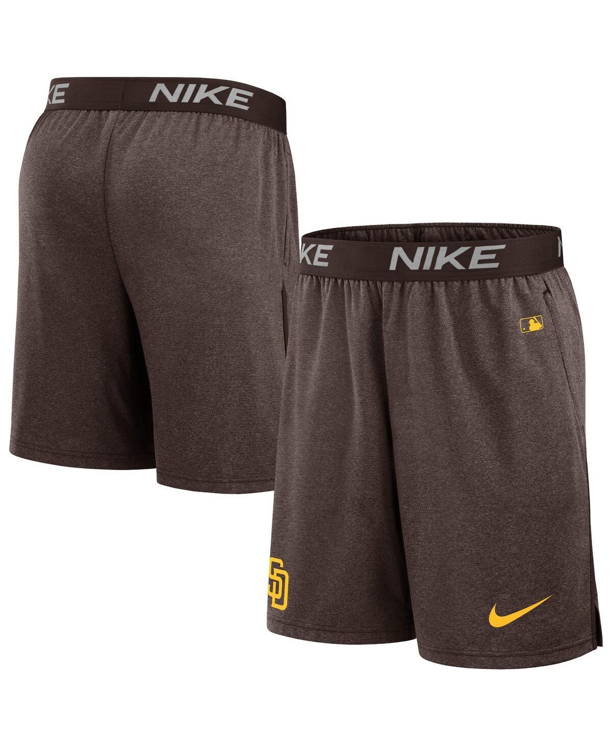 Nike Mens Brown San Diego Padres Authentic Collection Practice Performance Shorts Product Image