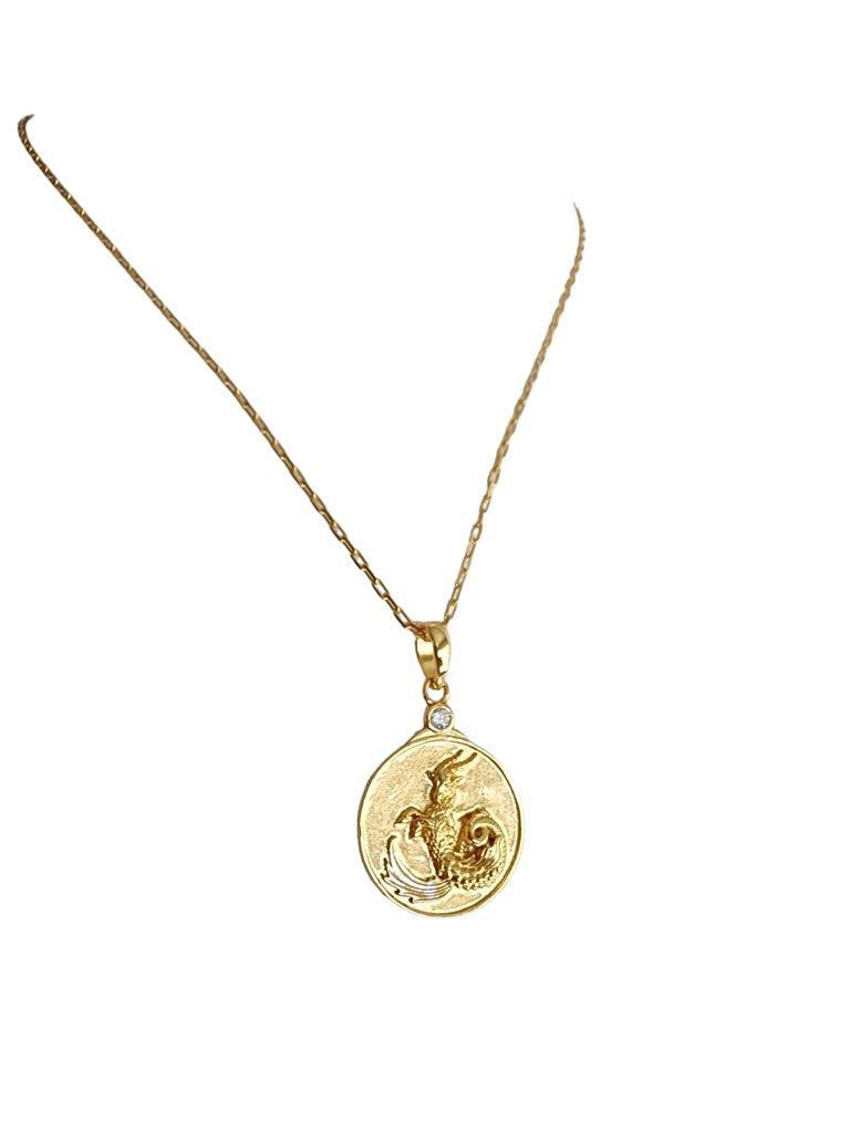 Zodiac Capricorn Necklace Female Product Image