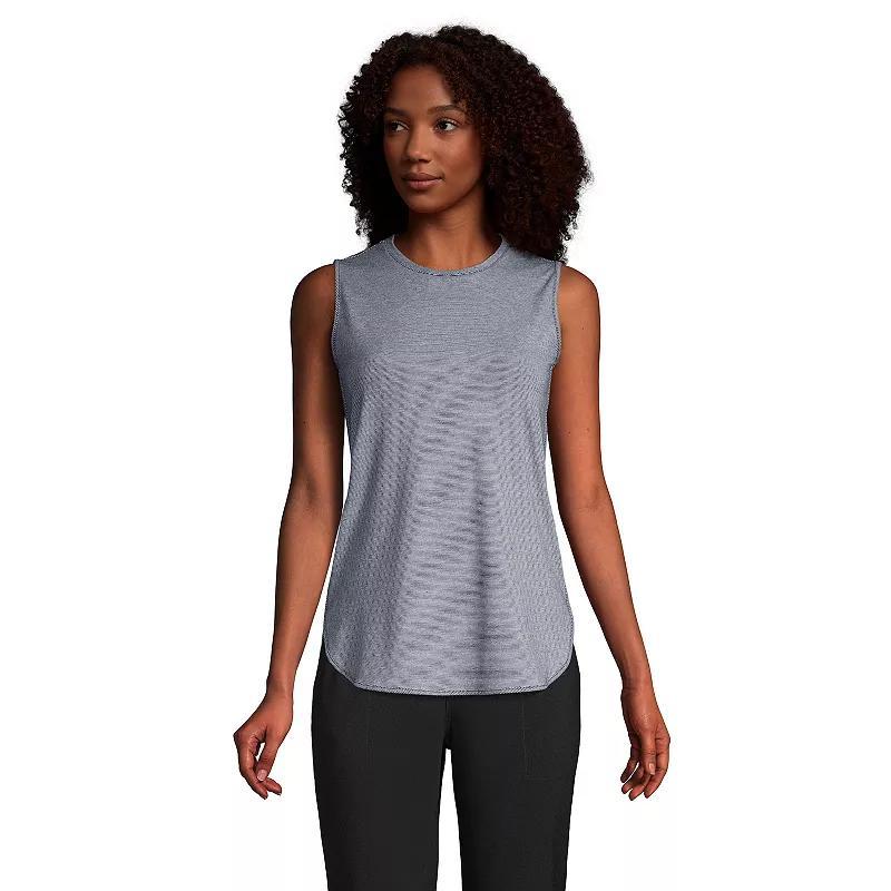 Petite Lands End Power Performance Tunic Tank Top, Womens Product Image