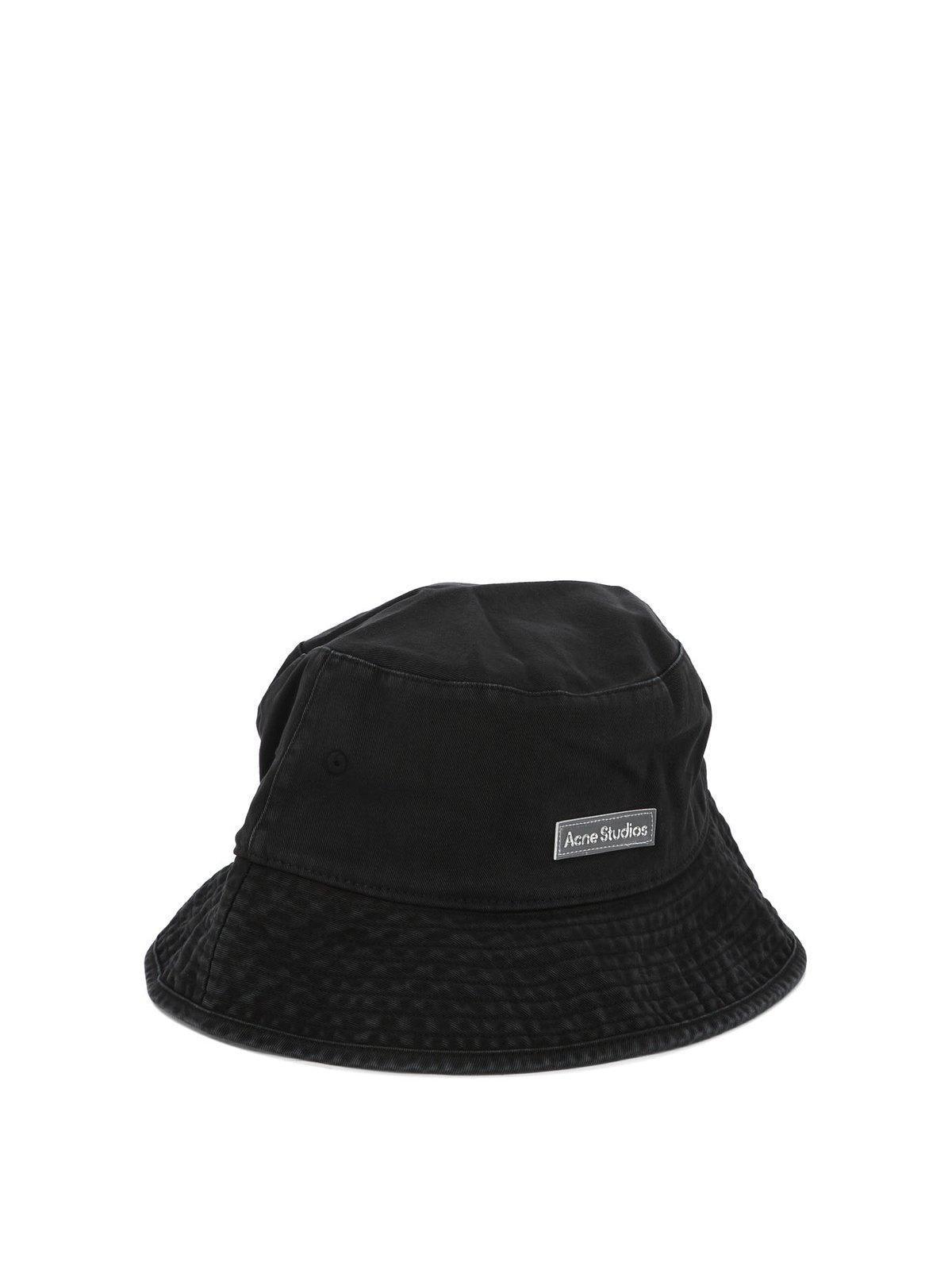 Twill Bucket Hat In Black Product Image