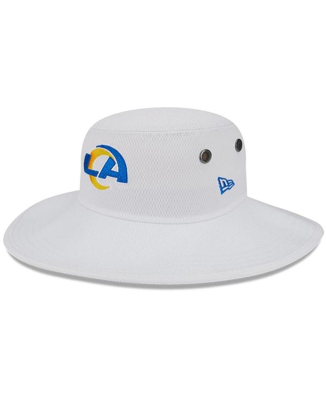 Mens New Era White Los Angeles Rams 2023 Nfl Training Camp Panama Bucket Hat Product Image