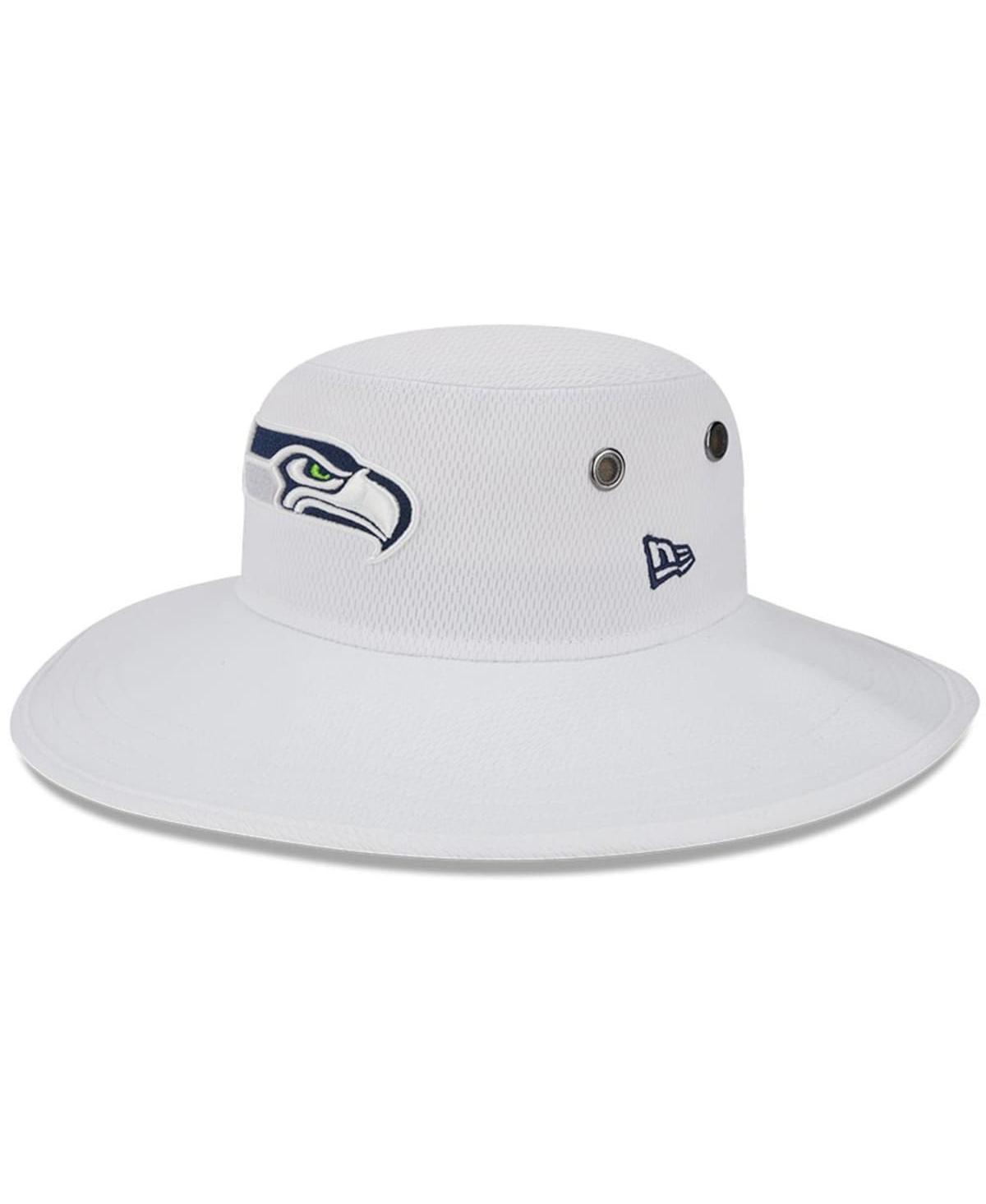 Mens New Era Seattle Seahawks 2023 NFL Training Camp Panama Bucket Hat Product Image