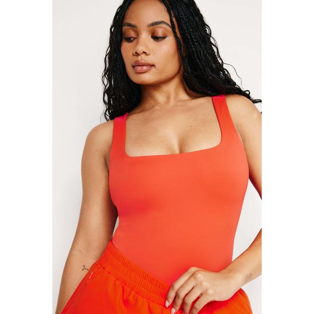 Womens Scuba Modern Tank Bodysuit | Roma, Size 3XL | Good American by Khlo Kardashian Product Image