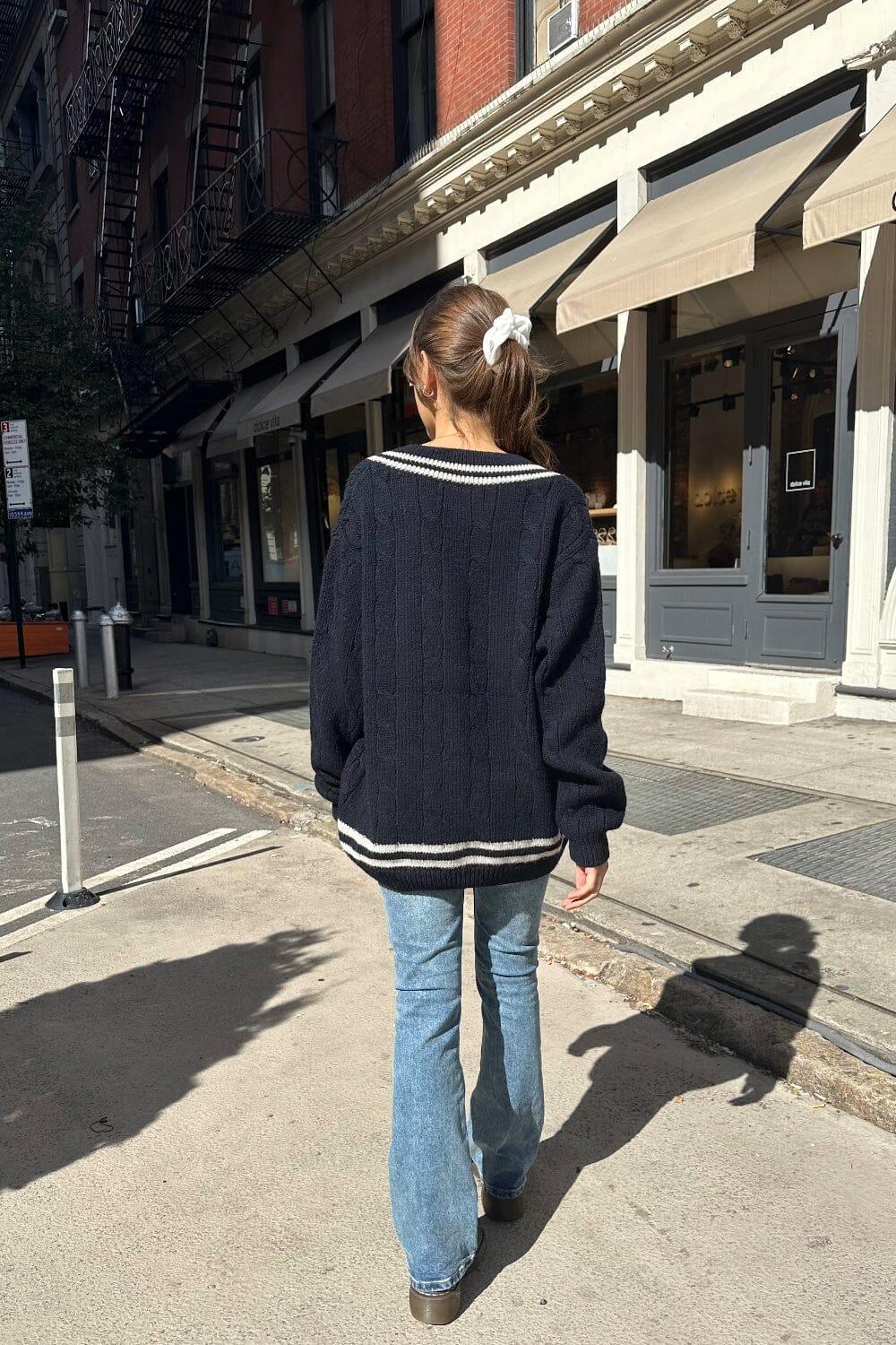 Nikki Heavy Wool Stripe Sweater Product Image