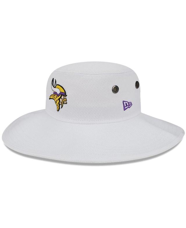 Mens New Era White Minnesota Vikings 2023 Nfl Training Camp Panama Bucket Hat Product Image