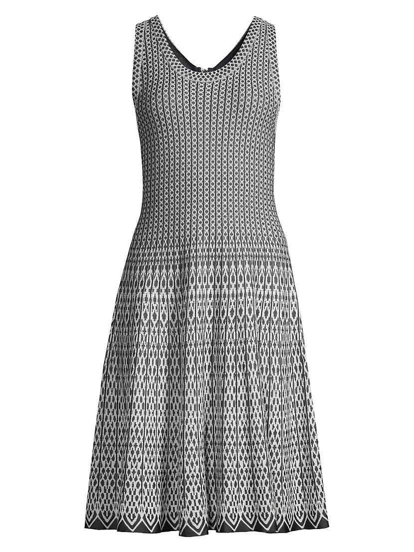 Heritage Twirl Jacquard Mini-Dress Product Image