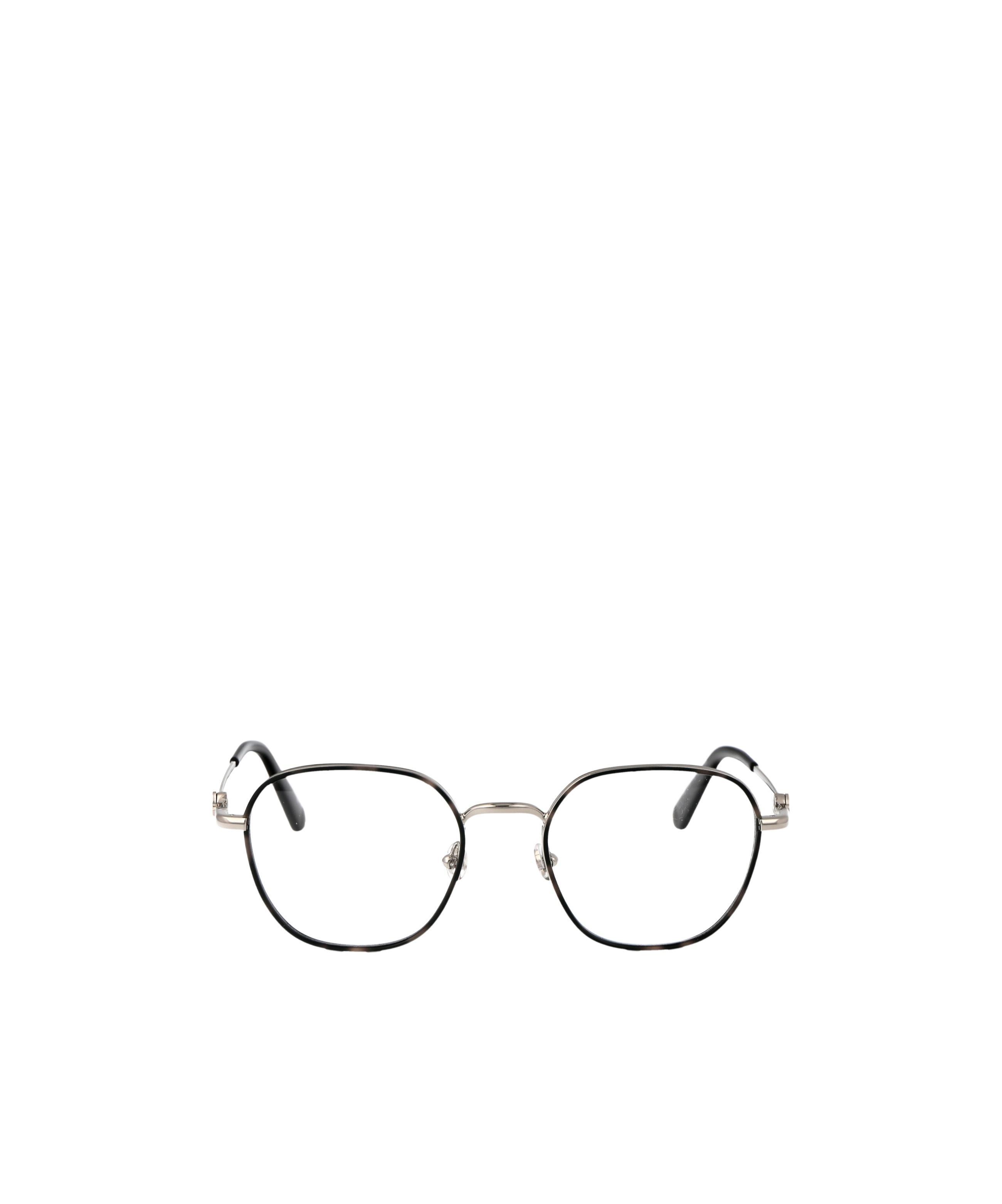 MONCLER Square-frame Glasses In Gray Product Image