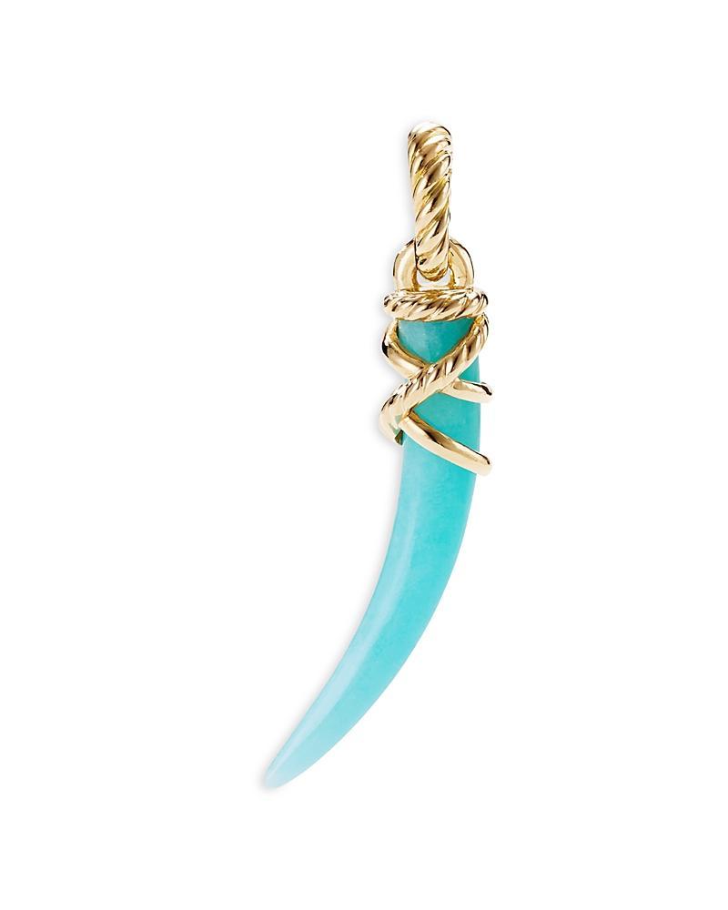 Womens Tusk Amulet with 18K Yellow Gold Product Image