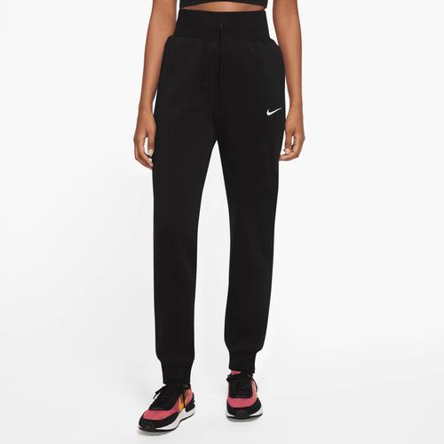 Nike Womens Nike NSW Style Fleece High Rise Pants STD - Womens Black Product Image