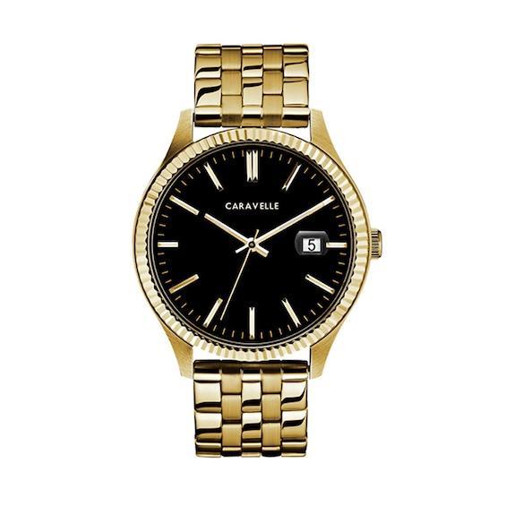 Caravelle by Bulova Mens Stainless Steel Watch - 44B121 Gold Tone Product Image