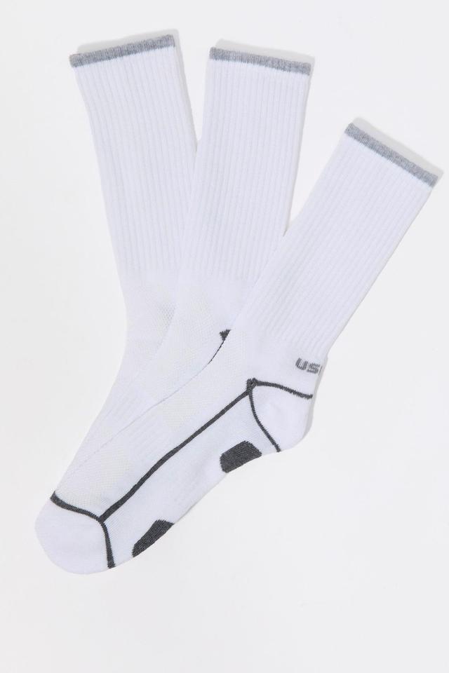 Everyday Athletic Crew Socks (3 Pack) Male Product Image